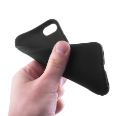 Soft Matt Case Gel TPU Cover for iPhone XS / X black
