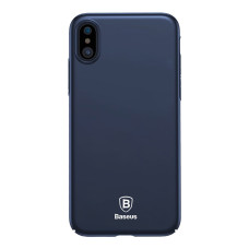 Baseus Thin Case Ultra Thin Lightweight PC Cover for iPhone X blue (WIAPIPH8-ZB15)