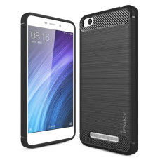iPaky Slim Carbon flexible cover TPU case for Xiaomi Redmi 4A grey