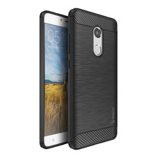 iPaky Slim Carbon flexible cover TPU case for Xiaomi Redmi Note 4 (MediaTek) grey