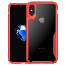 iPaky Survival Case Gel Anti-Fall Cover for iPhone XS / X red