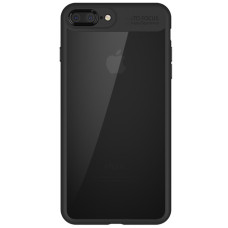 iPaky Frame transparent flexible case with gel frame iPhone 8 Plus / 7 Plus black