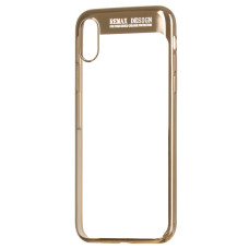 Remax Modi Case Flexible Gel Cover for iPhone XS / X gold