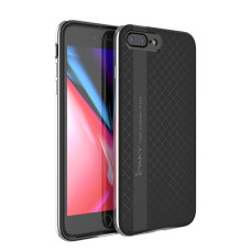 iPaky Bumblebee Neo Hybrid case cover with PC Frame for iPhone 8 Plus / 7 Plus silver