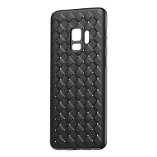 Baseus BV Weaving Case Gel TPU Cover with Weave Texture Design for Samsung Galaxy S9 G960 black (WISAS9-BV01)