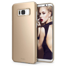 Ringke Slim Ultra-Thin Cover PC Case for Samsung Galaxy S8 Plus G955 golden (SLSG0014-RPKG)