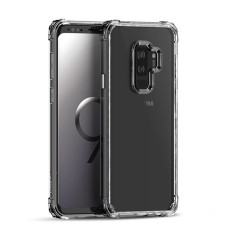 iPaky Crystal PC Back Cover Case with TPU Frame for Samsung Galaxy S9 Plus G965 transparent