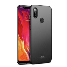 MSVII Simple Ultra-Thin Cover PC Case for Xiaomi Mi 8 black