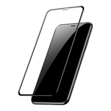 Baseus PET Soft 3D Tempered Glass Film Full Screen Protector with PET Rim for Apple iPhone 11 Pro Max / iPhone XS Max 0,23 mm black (SGAPIPH65-PE01)
