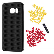 Building blocks case Samsung Galaxy S7 Edge G935 fast food chips black