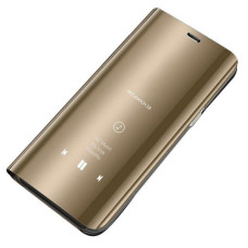 Clear View Case cover for Samsung Galaxy A40 golden