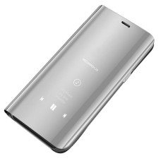 Clear View Case cover for Samsung Galaxy A40 silver