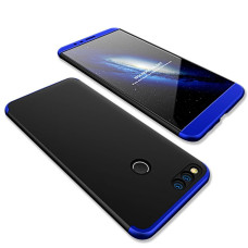 GKK 360 Protection Case Front and Back Case Full Body Cover Huawei Honor 7X black-blue