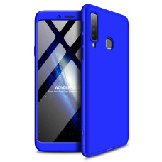 GKK 360 Protection Case Front and Back Case Full Body Cover Samsung Galaxy A9 2018 A920 blue
