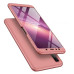 GKK 360 Protection Case Front and Back Case Full Body Cover Samsung Galaxy A9 2018 A920 pink