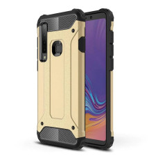 Hybrid Armor Case Tough Rugged Cover for Samsung Galaxy A9 2018 A920 golden