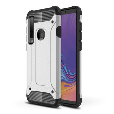 Hybrid Armor Case Tough Rugged Cover for Samsung Galaxy A9 2018 A920 silver