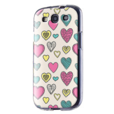 Lovely case cover for Samsung Galaxy S3 i9305 i9300 fairy-tale hearts