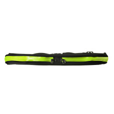 Δερμάτινη ζώνη με δύο τσέπες – πράσινο  (Running belt with two pocket black)