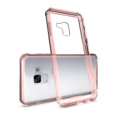Shockproof TPU Case Gel Anti-Fall Cover for Samsung Galaxy A8 2018 A530 pink
