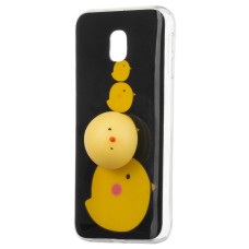 Squishy animal case cover 4D silicone toy for Samsung Galaxy J3 2017 J330 chicken