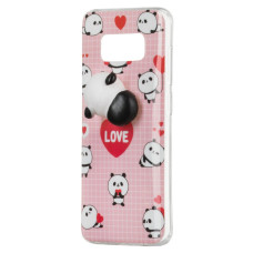 Squishy animal case cover 4D silicone toy for Samsung Galaxy S9 Plus G965 panda