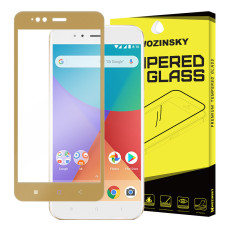 Wozinsky Full Screen super tempered glass full coveraged with frame 9H for Xiaomi Mi 5X / Mi A1 golden