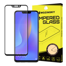 Wozinsky Tempered Glass Full Glue Super Tough Screen Protector Full Coveraged with Frame Case Friendly for Huawei P Smart Plus black
