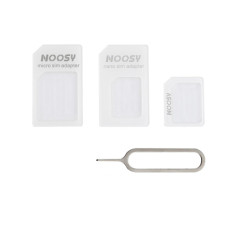 Noosy Adapter Nano Micro Sim 3in1 iPhone Set