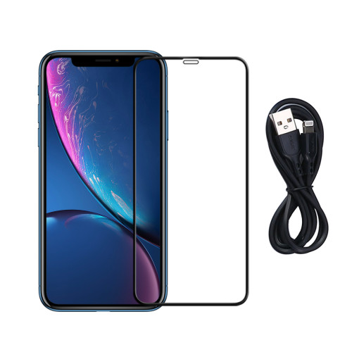 Προστατευτικό γυαλί Full 3D Remax Warriors, για το iPhone X / XS / 11 Pro, Lightning Καλώδιο, 0.3mm, Μαυρο - 52503