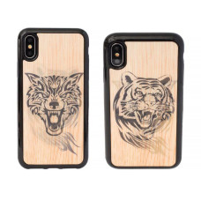 3D Dynamic back case - IPHONE 6 wolf / tiger